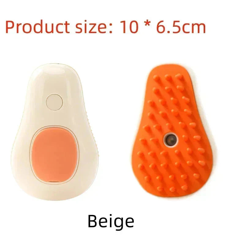 Electric Cat Steam Brush â€“ 3-In-1 Pet Grooming Comb with Water Spray for Cats and Dogs, USB Rechargeable