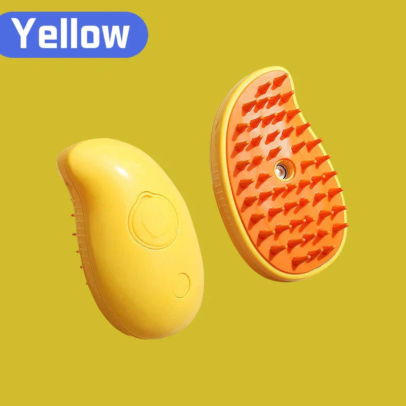 Electric Cat Steam Brush â€“ 3-In-1 Pet Grooming Comb with Water Spray for Cats and Dogs, USB Rechargeable