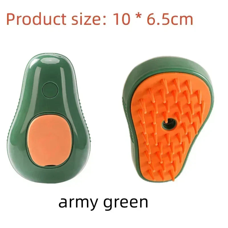 Electric Cat Steam Brush â€“ 3-In-1 Pet Grooming Comb with Water Spray for Cats and Dogs, USB Rechargeable